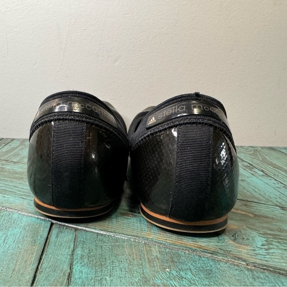 ADIDAS By Stella McCartney Black Ballerina Flats Size 9 - Picture 14 of 15